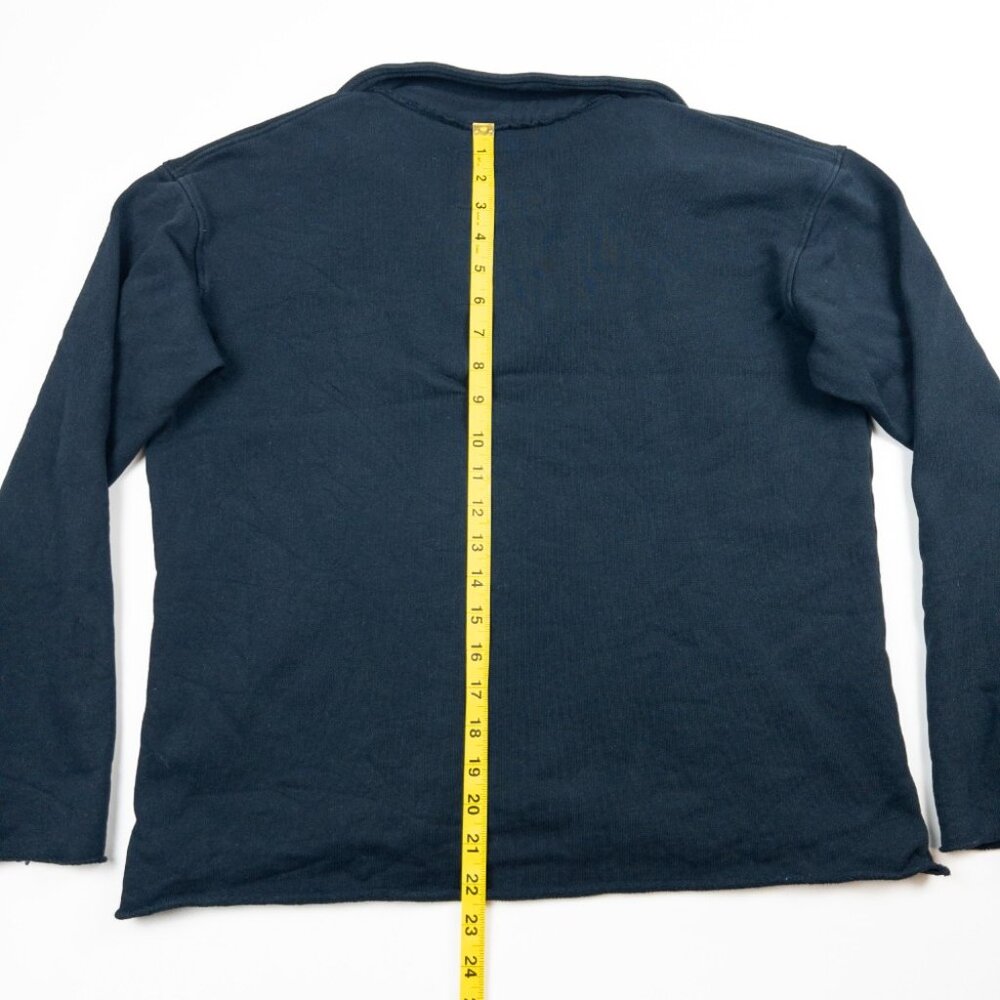Frank & Eileen Tee Lab Sweatshirt Women's Small Black Patrick Pullover Henley - Picture 9 of 12